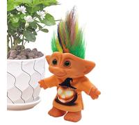 Troll Doll | 10cm Christmas Ugly Little Doll | Beautifully Crafted Adorable Shelf Figurines, Eye-Catching Design Collectible Desk Ornament, Holiday Decoration For Living Room Bedroom Bookshelf