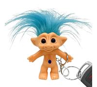 Troll Doll Keychain, Troll Doll Keychain - Good Luck Cartoon Troll Dolls Keychain,Cute Anti-Lost Cartoon Keychain 10cm for Collections,