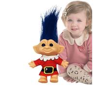Troll Doll - Pvc Miniature Troll Figure, Cute Desktop Shelf Figure, Adorable Christmas Holiday Decoration, Stocking Stuffers | Small Collectible for Office on the Hog