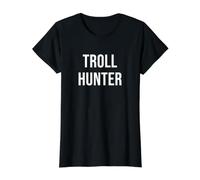 Troll Hunter Value Graphic T-Shirt, Women, Black, M