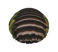 Troll Stairs Large Double-layer shower cap prevents hair from getting tangled during showering and skincare.