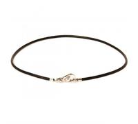 Trollbeads Brown Leather Necklace TLENE-00001 - Bold Statement | - Size 50 cm