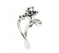 Trollbeads Cat at Ease Fantasy Ring - Exclusive Design | Acotis Diamonds - Size 54 - Sterling Silver