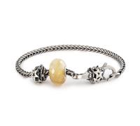 Trollbeads Celestial Wishes Bracelet - Exclusive Design | Acotis Diamonds - Size 17 cm - Length including lock - Sterling Silver / Glass