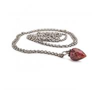 Trollbeads Fantasy Necklace with Ruby - Distinctive Detail | Acotis Diamonds - Size 90cm - Sterling Silver