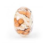 Trollbeads Fantasy Orchids Glass Bead TGLBE-30083 - Exclusive - Glass