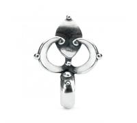 Trollbeads Fleur-de-lis Spacer TAGBE-20167 - Contemporary Appeal - Sterling Silver