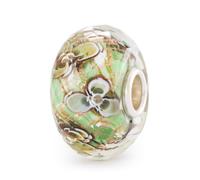 Trollbeads Flower Dawn Bead TGLBE-30145 - Glass / Sterling Silver