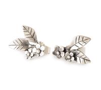 Trollbeads Flower Grace Stud Earrings TAGEA-00134 - Distinctive Detail | - Sterling Silver