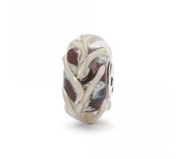 Trollbeads Ginseng Root Glass Bead TGLBE-20292 - Distinctive Detail | - Sterling Silver / Glass