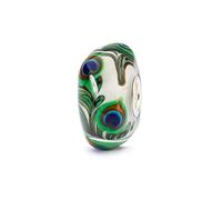 Trollbeads Glass Bead Prehnite Peacock