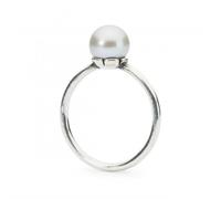 Trollbeads Grey Pearl Ring TAGRI-00081 - Size M - 53