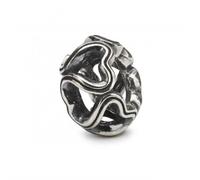Trollbeads Heart Bond Bead TAGBE-10246 - Signature Edition | Acotis Diamonds - Sterling Silver
