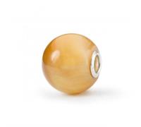 Trollbeads Jumbo Round Cat's Eye Bead TSTBE-10020 - Signature Edition | - Sterling Silver/Gemstone