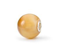 Trollbeads Jumbo Round Gemstone Bead (Cat's Eye)