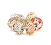 Trollbeads Love Story Glass Bead Kit TGLBE-00177 - Sterling Silver / Glass