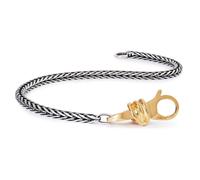 Trollbeads Lucky Knot Bracelet Gold Plated | Trollbeads UK Jewellery - Size 24cm - Length including lock - Gold Plated / Silver