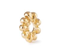 Trollbeads Luminous Connector Gold Plated Bead | Trollbeads UK Jewe… - Gold Plated
