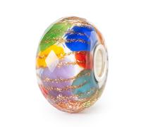 Trollbeads Midnight Confetti Bead TGLBE-30176 - Refined - Sterling Silver / Glass