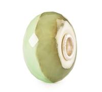 Trollbeads Moss Waterstone Faceted Bead TGLBE-30161 - Refined Craftsmanship - Glass