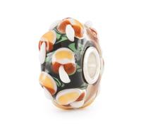 Trollbeads Mushrooms of Strength Bead TGLBE-20424 - Elegant Styling | - Glass / Sterling Silver