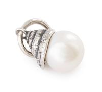 Trollbeads Ocean’s Treasure Tassel Silver Pearl Bead TAGBE-00312 - Silver / Pearl