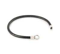 Trollbeads Leather Cord Black Bracelet - Signature Edition | Acotis Diamonds - Size 19 cm - Length including lock