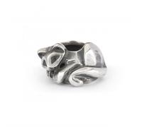 Trollbeads Purrfectly Relaxed Spacer TAGBE-20262 - Polished Quality | - Sterling Silver