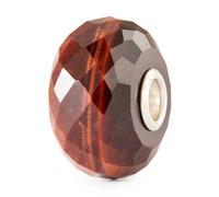 Trollbeads Red Tiger Eye Bead Bead TSTBE-20009 - Contemporary - Sterling Silver / Tiger's Eye