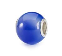Trollbeads Round Blue Agate Bead