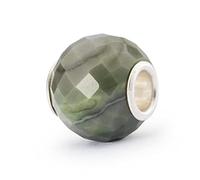 Trollbeads Round Green Calcite Facet Bead