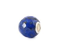 Trollbeads Round Lapis Lazuli Facet Bead TSTBE-00049 - Silver / Stone