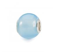 Trollbeads Round Light Blue Agate Bead