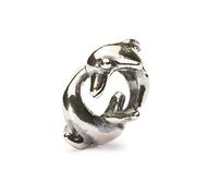Trollbeads Silver 925 Bead Playing Dolphins