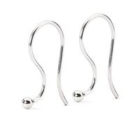 Trollbeads Silver 925 Earring Hooks, Silver
