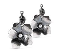 Trollbeads Silver 925 Flower Freedom Earrings