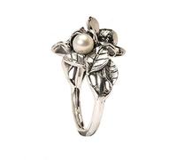 Trollbeads Silver 925 Ring Hawthorn With Pearl size 56 mm / 7 1/2