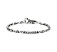 Trollbeads Silver 925 Sterling Silver Bracelet, Soft Wind of Change Lock, 18 cm / 7.1 in