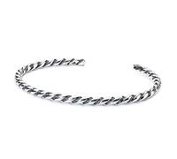 Trollbeads Silver 925 Twisted Silver Bangle