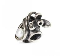 Trollbeads Snowdrop of January TAGBE-00027 - Pearl / Sterling Silver