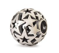 Trollbeads Star Blanket Classic Bead TAGBE-40139 - Polished Quality | - Sterling Silver
