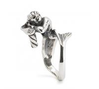 Trollbeads Sterling Silver Mermaid Fantasy Ring TAGRI-00511 - Timeless - Size 50 - Sterling Silver