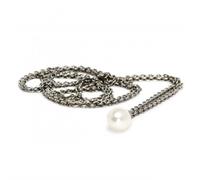 Trollbeads Sterling Silver Pearl Fantasy Chain TAGFA-00019 - - Size 80cm - Pearl / Sterling Silver