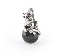 Trollbeads Tranquil Tiger Pendant TAGPE-00091 - Exclusive Design | Acotis - Sterling Silver / Stone