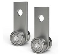 Trolley Assembly,2 Wheel Trolley Rollers for Use with 1-5/8" Wide and All 1-5/8" or Taller Strut Channel (Pack of 2)…