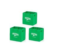 Trolley Bags Xtra Bag Grocery Shopping Box Multi-Use Bags with Handles Collapsible (3 Pack)