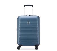 Trolley cabin suitcase slim 4 double wheels Delsey Segur 2.0 55 cm Bleu 34,88 L