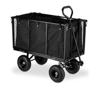 Trolley cart Collapsible Wagon Portable Hand Truck Removable Sack Steel Frame