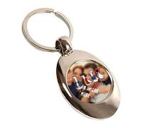 Trolley Coin Keyring with Just a Stranger Goose Design, Removable Shopping Trolley Token, Novelty Keychain Gift