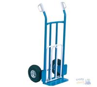 Trolley For Boxes With Folding Platform Pneumatic Wheels Capacity 250 KG